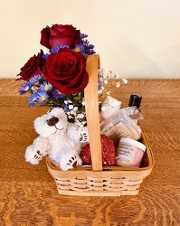 Valentine Gift Basket from Downeast Flowers in Sanford and Kennebunk, ME