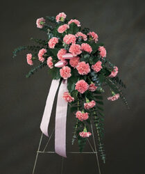 Carnation Sympathy Spray from Downeast Flowers in Sanford and Kennebunk, ME