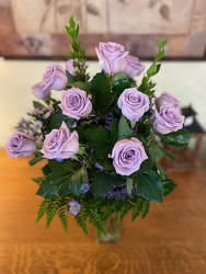 Lavander Rose Bouquet from Downeast Flowers in Sanford and Kennebunk, ME