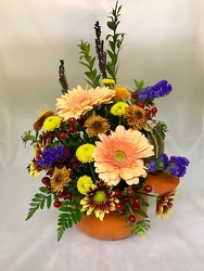 Fresh Pumpkin Bouquet from Downeast Flowers in Sanford and Kennebunk, ME