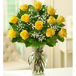 Yellow Rose Bouquet from Downeast Flowers in Sanford and Kennebunk, ME
